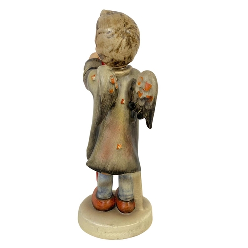 595 - A large vintage signed M. J. Hummel Goebel pottery figure “Candle Light” number 192. 18cm