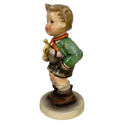 636 - M. J. Hummel Goebel pottery figure “Trumpet Boy” number 97. 11cm