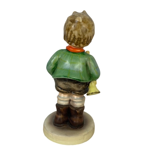 636 - M. J. Hummel Goebel pottery figure “Trumpet Boy” number 97. 11cm