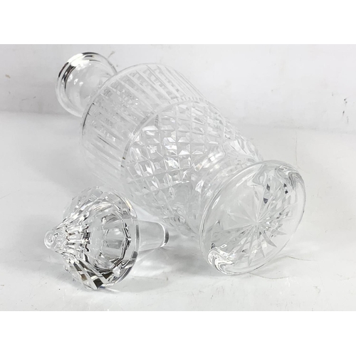 642 - A large Waterford crystal decanter. 32cm.