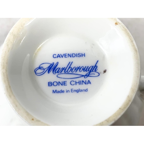 727 - 20 piece Cavendish Marlborough tea set.