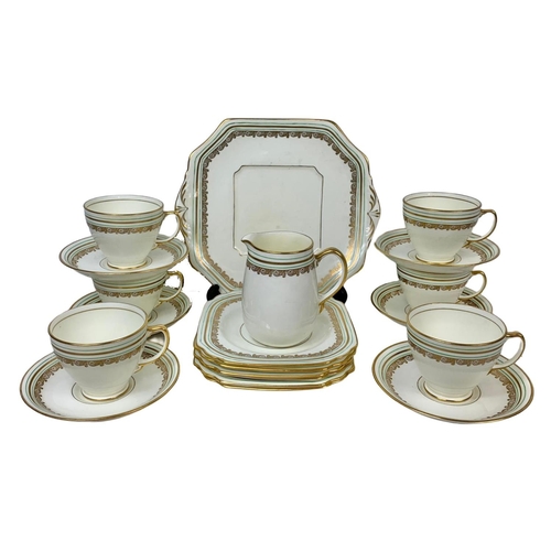 735 - A 20 piece vintage tea set by Old Royal China.