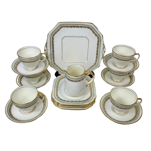 735 - A 20 piece vintage tea set by Old Royal China.