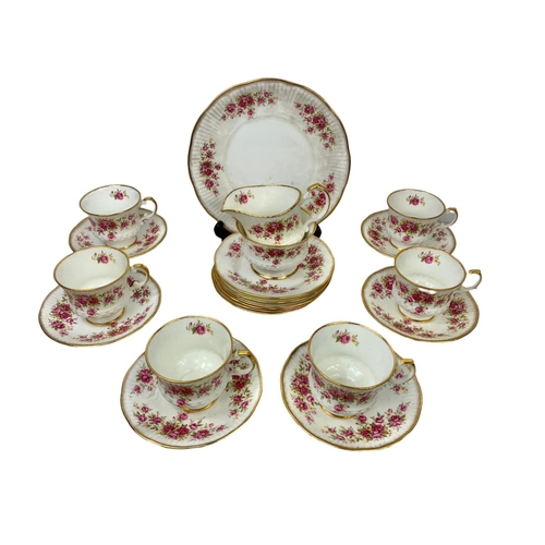 737 - A vintage Elizabethan tea set. Queens Rose.