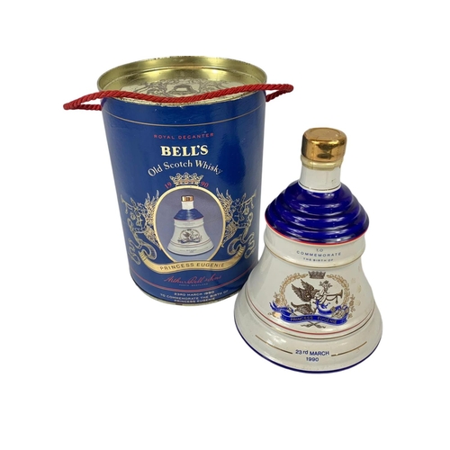 161c - An unopened Bell’s Old Scotch Whisky 75cl. Royal Decanter. 1990. To Commemorate The Birth Of Princes... 