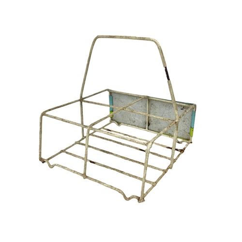 325 - A 1950’s milk crate. 18.5 x 19 x 20cm