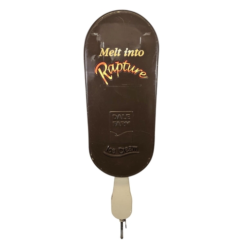 362 - Large Dale Farm ice cream advertising sign, 165.5cm