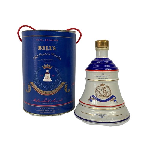 161a - An unopened Bell’s Old Scotch Whisky 75cl. Royal Decanter. 1988. To Commemorate The Birth of Prince ... 