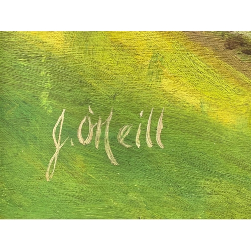 324r - An oil painting by J. O’Neill. Painting measures 61 x 48cm. Frame measures 64.5 x 51.5cm.