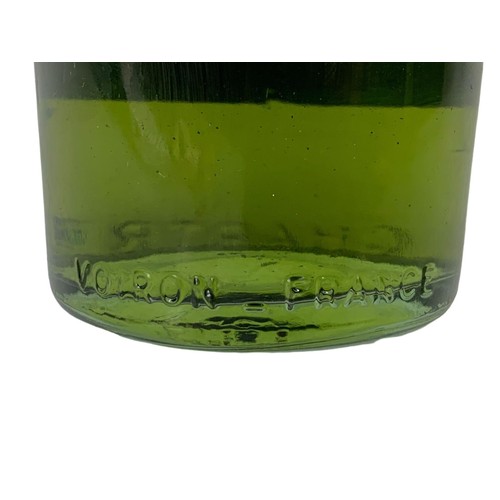 5b - A bottle of Chartreuse Green Voiron. France. Vintage 1970.