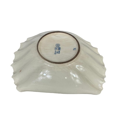 400a - 2 late 19th century zsolnay Pecs porcelain bowls “Five Churches and Family Initials” stamp. Circa 18... 