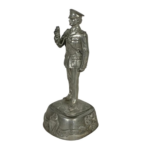 693 - A Chas Stadden pewter “RUC” figure. 11cm.