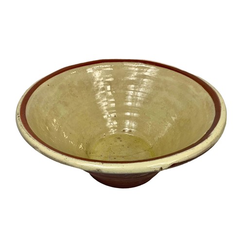 45e - A large Victorian cream bowl 42 x 18.5cm.