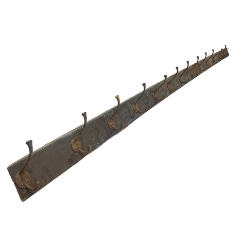 75a - A very large original early 20th century hat and coat rack with original scumble paint. Circa 1900/1... 