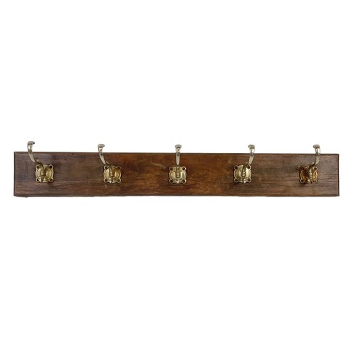 75e - A 1930’a hat and coat rack. 94cm