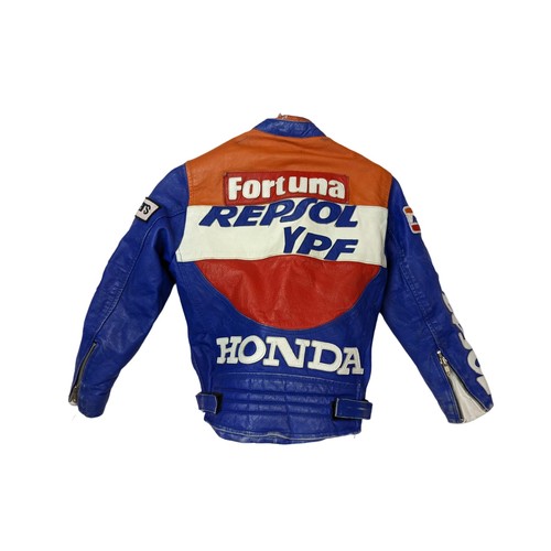 268r - Child's leather Honda motorcycle jacket