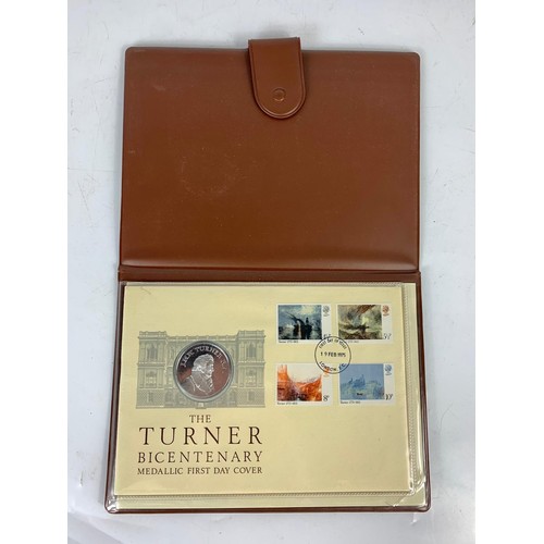 702 - The Turner Bicentenary Medallic First Day Cover.