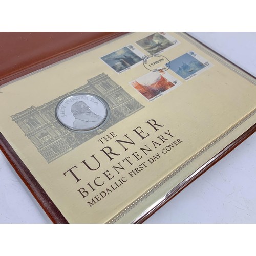 702 - The Turner Bicentenary Medallic First Day Cover.