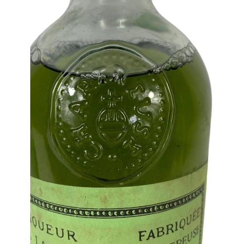 111 - A bottle of Chartreuse Green Voiron. France. Vintage 1970.