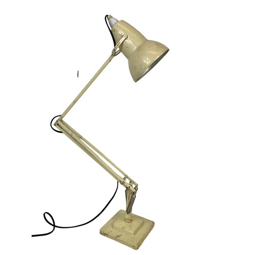 118 - A vintage Herbert Terry angle poise lamp. 85.5cm