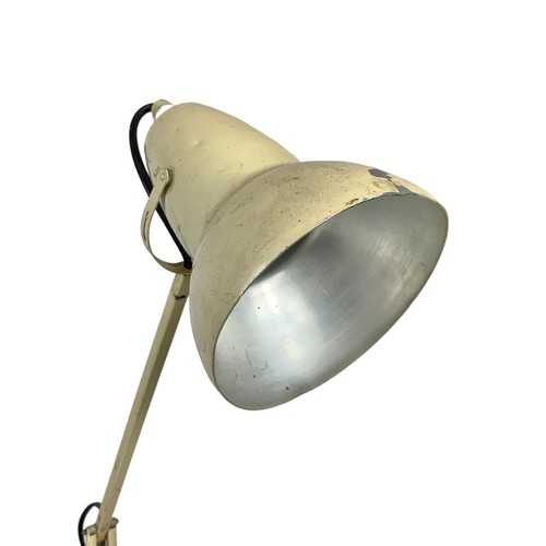 118 - A vintage Herbert Terry angle poise lamp. 85.5cm