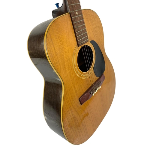 126 - A 1970’s Landola acoustic guitar in case. 101cm