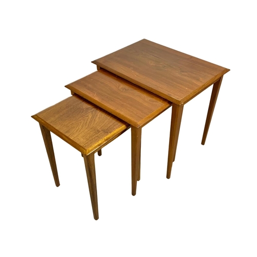 949 - Teak nest of 3 tables. Mid century. Circa 1960’s