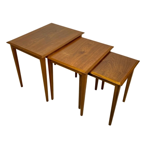 949 - Teak nest of 3 tables. Mid century. Circa 1960’s