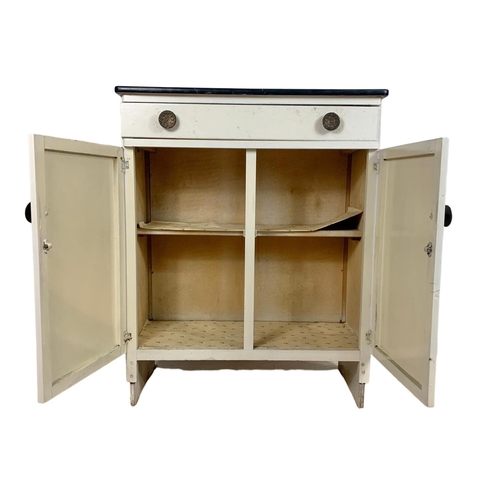 798 - 1950’s kitchen side cabinet. 74 x 36 x 91.5cm