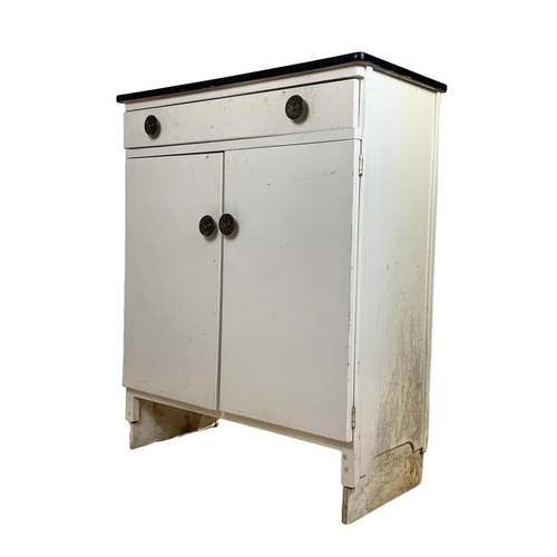 798 - 1950’s kitchen side cabinet. 74 x 36 x 91.5cm