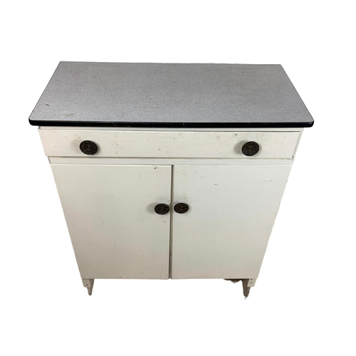 798 - 1950’s kitchen side cabinet. 74 x 36 x 91.5cm