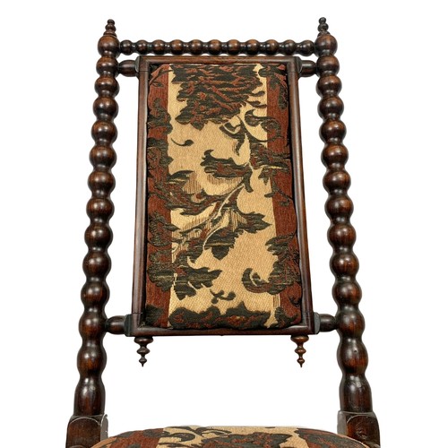 991 - A Victorian simulated rosewood bobbin turn side chair