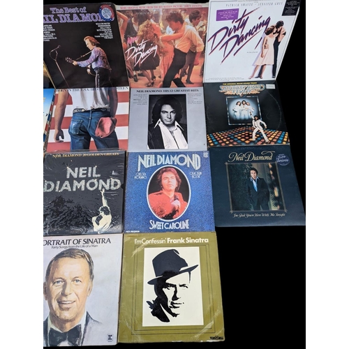 138 - Quantity of records including Neil Diamond, Bee Gees, Abba, Bruce Springsteen, Frank Sinatra, The Ca... 