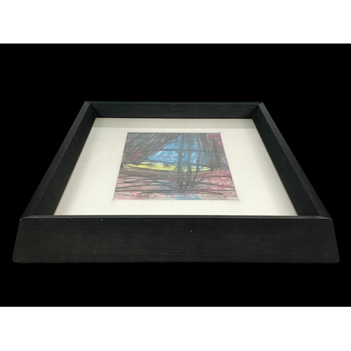 15 - A pastel by Con Campbell. 37.5 x 45cm including frame.