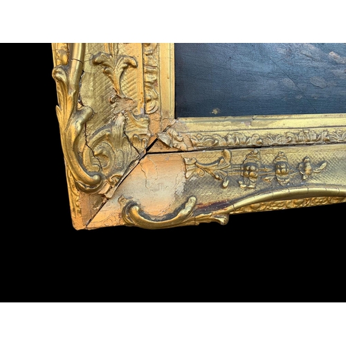 180 - A 19th century oil painting in an ornate gilt frame. Painting measures 60 x 50cm. Frame measures 80 ... 