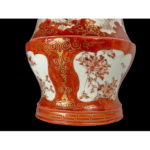 392 - A large 19th century Japanese vase. 35.5cm.