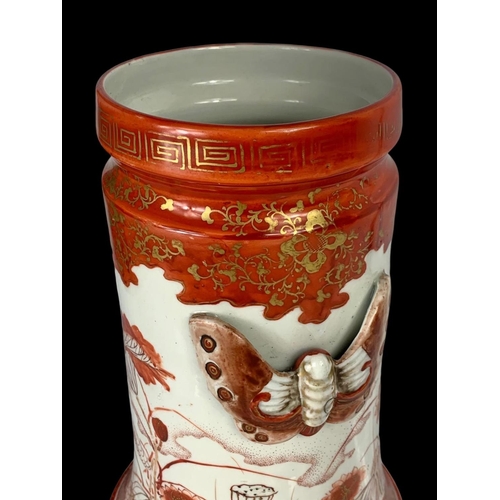 392 - A large 19th century Japanese vase. 35.5cm.