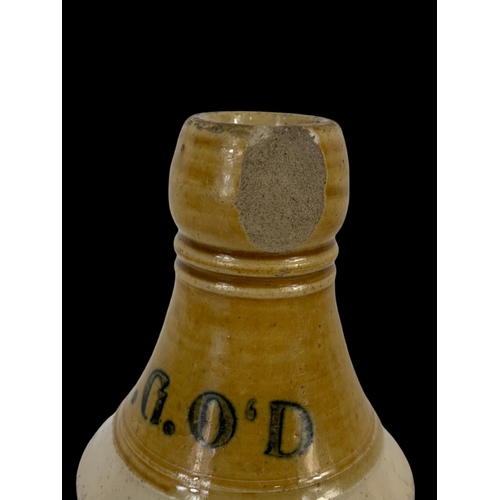 41 - A W.G. O’Doherty & Co stone bottle. Londonderry. 20cm