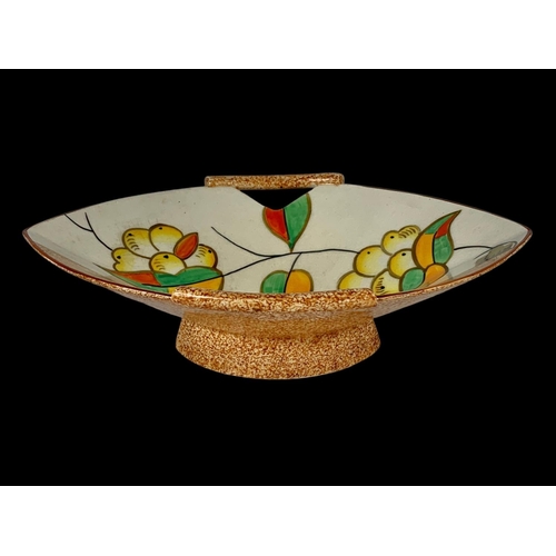 410 - An Art Deco Crown Devon Fieldings bowl. 25.5 x 18.5 x 7.5cm.