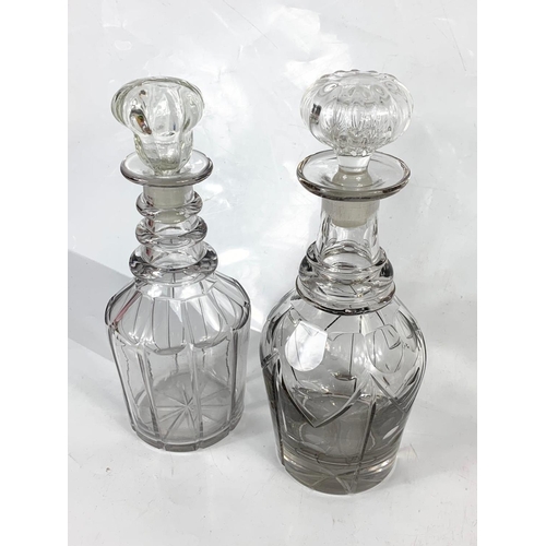 422 - Georgian and Victorian decanters. 29cm.