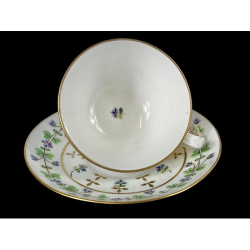 439 - A 19th century Crown Derby cup and saucer. Circa 1860.