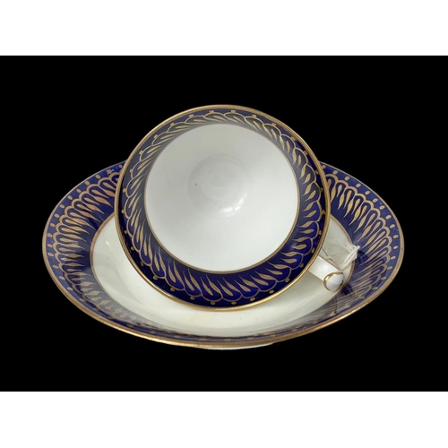 443 - 19th century Spode cup and saucer. Pattern 2799.