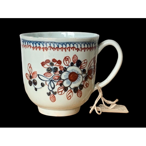 449 - An 18th century Seth or John Pennington of Liverpool tea cup. Circa 1775.