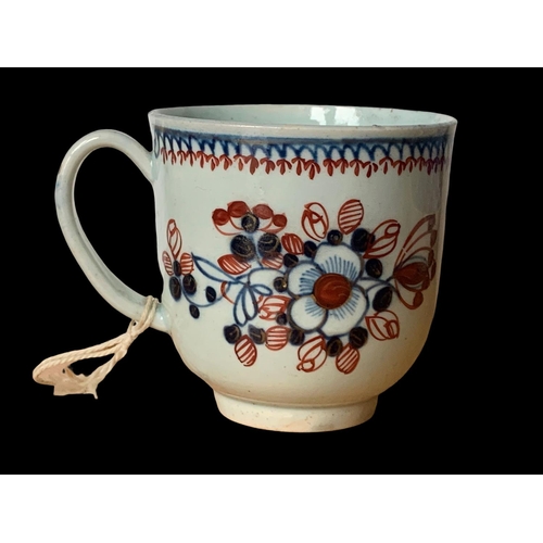 449 - An 18th century Seth or John Pennington of Liverpool tea cup. Circa 1775.