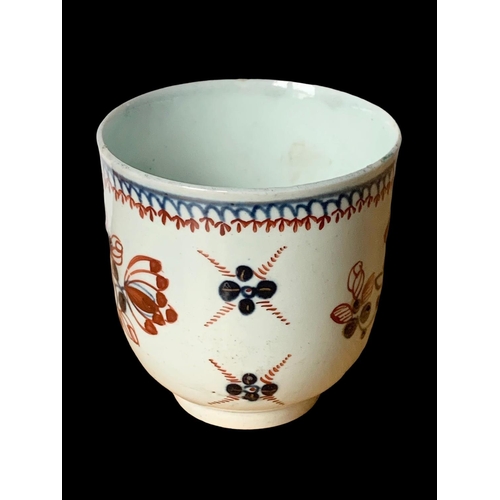 449 - An 18th century Seth or John Pennington of Liverpool tea cup. Circa 1775.