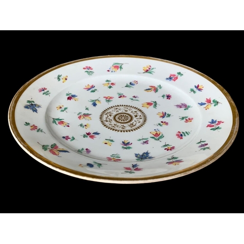 455 - A late 18th/early 19th century French porcelain plate. Paris circa 1800. 22cm.