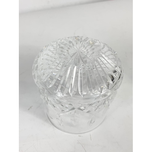 494 - A set of 6 Waterford crystal Lismore 9oz Roly Poly whisky tumblers.