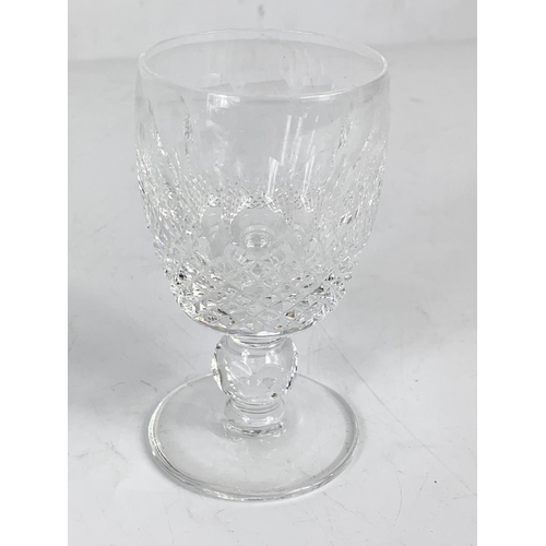 499 - 3 Waterford crystal Colleen drinking glasses. 10cm.