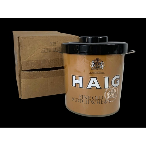 535 - A new Haig Fine Old Scotch Whisky ice bucket in box. 22 x 20cm.