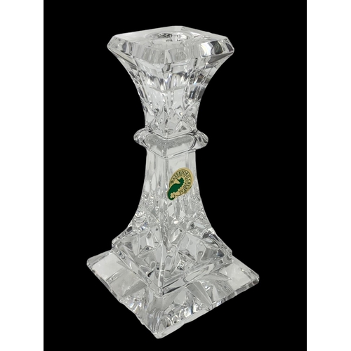 543 - A Waterford crystal candlestick 15.5cm.